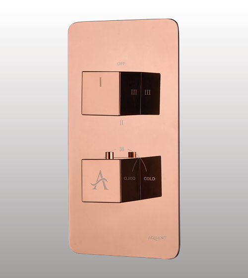 3-Outlet Thermostatic Diverter – Aquant India